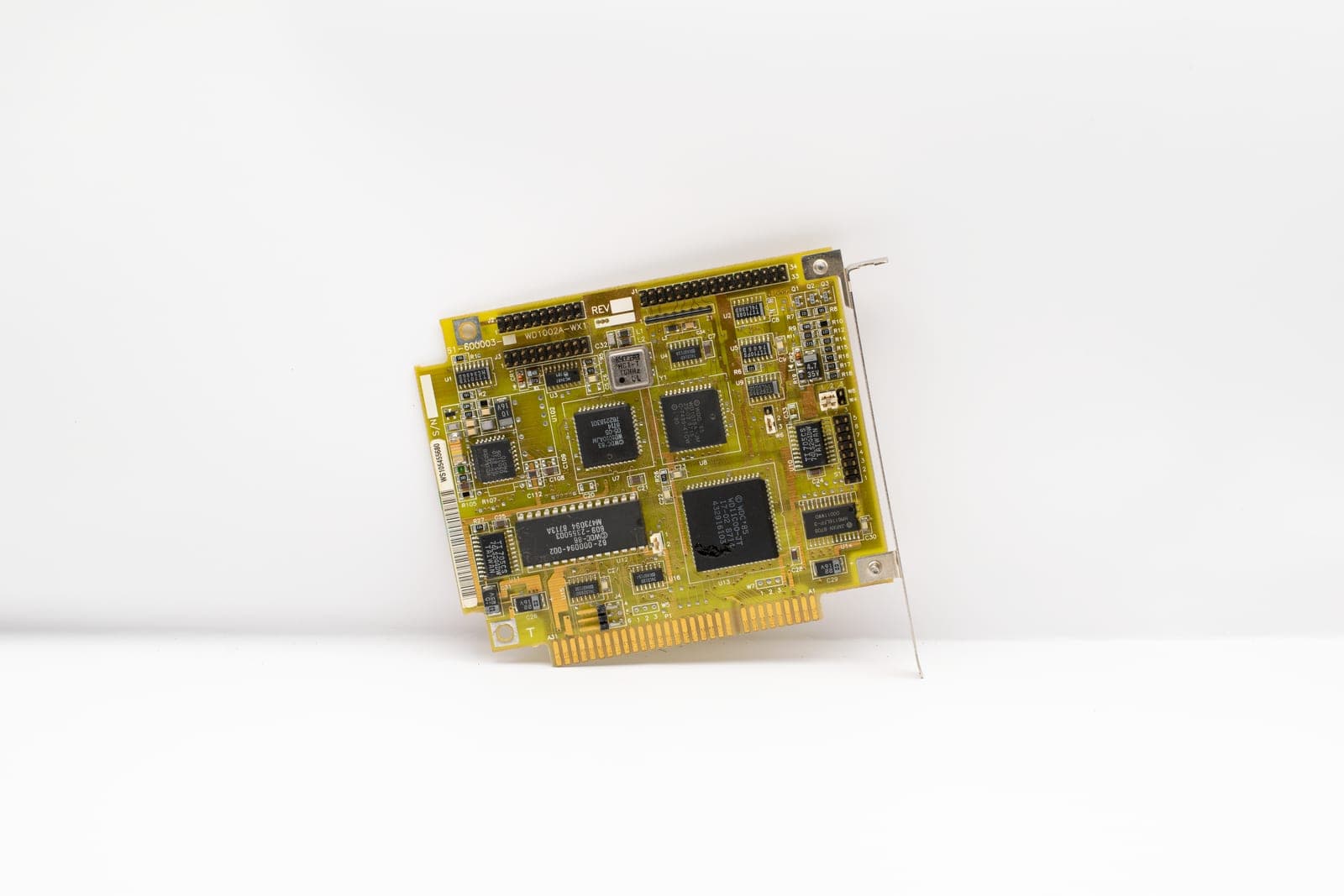 Hard disk controller expansion card on a white background