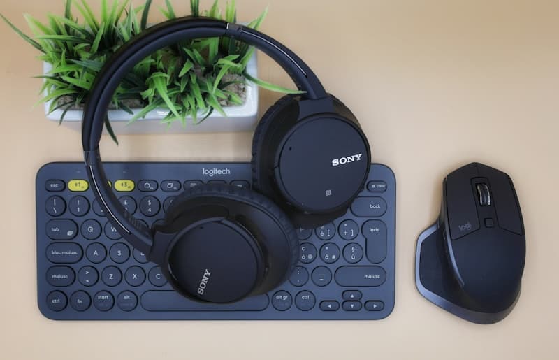 Assorted computer peripherals and accessories